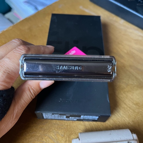 Gently used Samsung flip 4 w 2cases - Picture 6 of 7